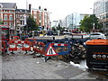 London : Hammersmith - Hammersmith Road Roadworks