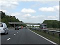 M5 Motorway - B4634 overbridge near Staverton