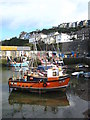 Fishing boats in Mevagissey harbour