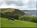 Seat by the coastal path out of Mevagissey