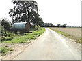 Water bowser beside the road at Thorpe Row