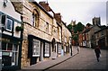 Looking up Steep Hill, Lincoln, past the Jew