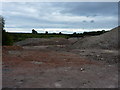 Opencast clay workings at Broseley