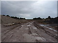 Dumper track and quarry machinery