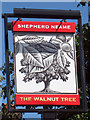 TQ7652 : The Walnut Tree sign by Oast House Archive