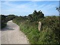 Sign on the Mineral Tramway at Wheal Plenty