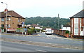 Graig Park Circle viewed across Malpas Road, Newport