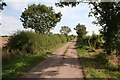 Farm track and bridleway to Clarborough Grange Farm