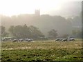 Kirk Yetholm in early morning mist