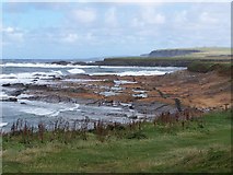 HY2428 : Coast to the east of Brough of Birsay by David Martin