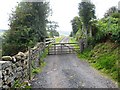 Gated track near Forest Lodge