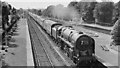 Taplow Station, with Up South Wales express passing