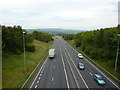 A56, looking north from Burnley Lane bridge