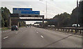 Sign Gantry and Footbridge, M60