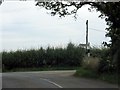 Lane junction east of Church Eaton