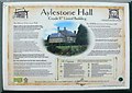 Information board at Aylestone Hall