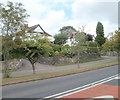 Houses on the eastern edge of Langstone