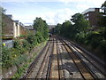 Railway line, seen from  Charlwood Rd, Putney