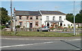 Caldicot : houses on the corner of Chepstow Road and the B4245