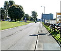 Caldicot Road approaches western edge of Portskewett