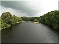 Looking upstream from the Old Bridge of Dee