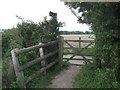 The North Downs Way crosses Bramling Road