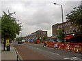 Pavement works on Northolt Road, South Harrow
