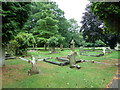 St Paul, Sarisbury Green- early autumn in the churchyard