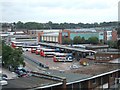 Exeter bus station, from the Princesshay car park