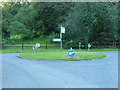 Roundabout at Mounton, near Chepstow