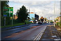 Queens Road where it crosses Cheetham Hill Road