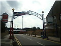 Entrance to Kingsmeadow stadium