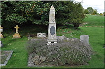 SU2090 : Ian Fleming's grave at Sevenhampton church by Nick Mutton 01329 000000