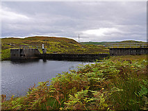 NN4657 : Hydro dam on the Allt Chaldar by Dr Richard Murray