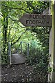 The footpath from Knowle to Blackwell woods and Castle lane