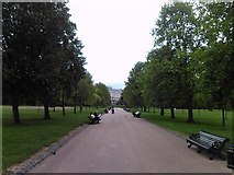 TQ2580 : View of Palace Gardens Terrace from Broad Walk by Robert Lamb