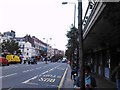View along Notting Hill Gate