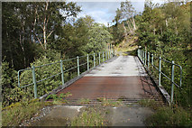 NN2276 : Bridge with cattle grid by Dorothy Carse