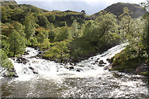 NN2275 : Waterfalls, Allt Coire an Eoin by Dorothy Carse