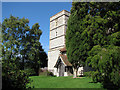 TL4839 : Strethall: St Mary's church tower by John Sutton