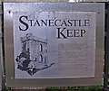 Information Board for Stanecastle Keep