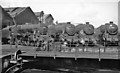 Derby Locomotive Depot: locomotives round the outdoor turntable