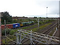 Goods train emerging from Basford Hall Bridge