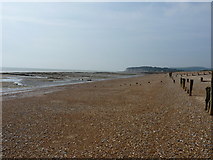 TQ9014 : The muddy end of Winchelsea Beach by Richard Law