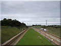 Railway East of Sandling Station