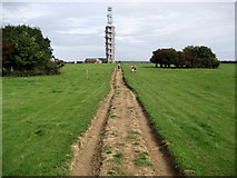 TR1538 : Saxon Shore Way on Tolsford Hill by Chris Heaton