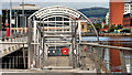 J3474 : Marina gate, Belfast by Albert Bridge