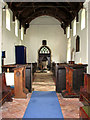 TM0467 : St George's church in Wyverstone - view west by Evelyn Simak