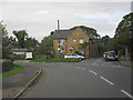 Road junction in Milcombe