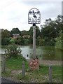 Village Sign And Pond